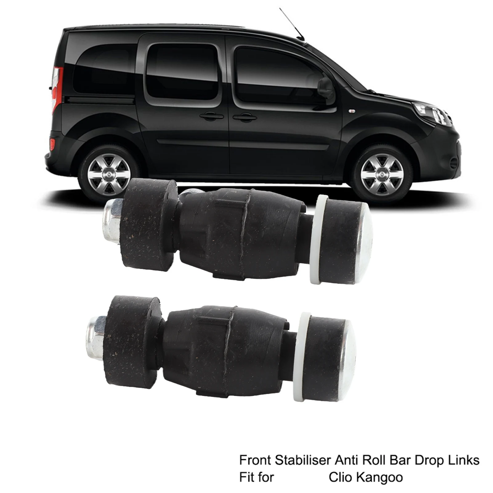 1 Pair Front Stabiliser Anti Roll Bar Drop Links for 7700799404 7700799404 Front Stabiliser link Stabiliser Bar Link