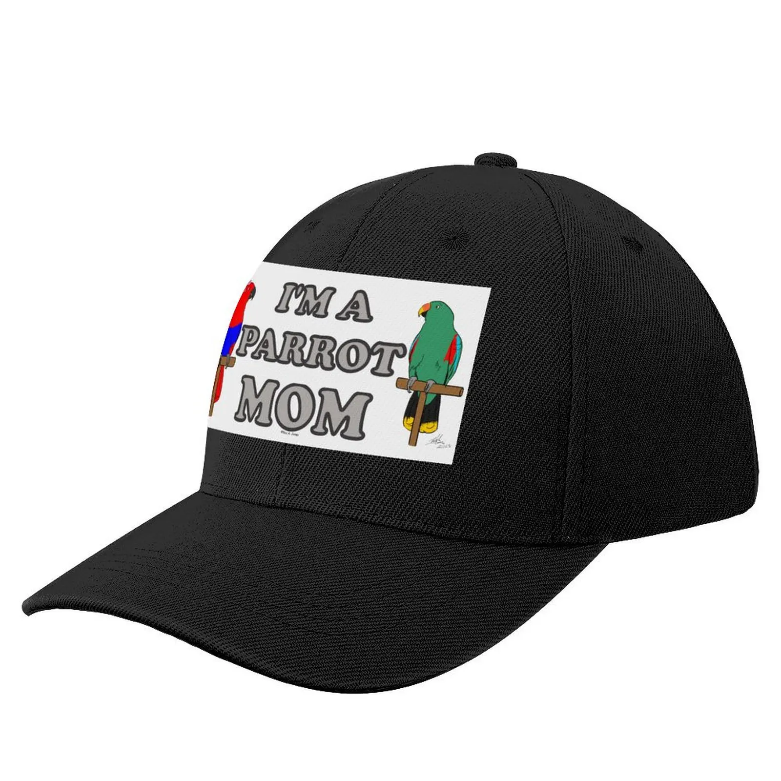 I'm a Parrot Mom! - Eclectus Male and Female Baseball Cap Military Cap Man Rave Dropshipping Wild Ball Hat Women's 2024 Men's