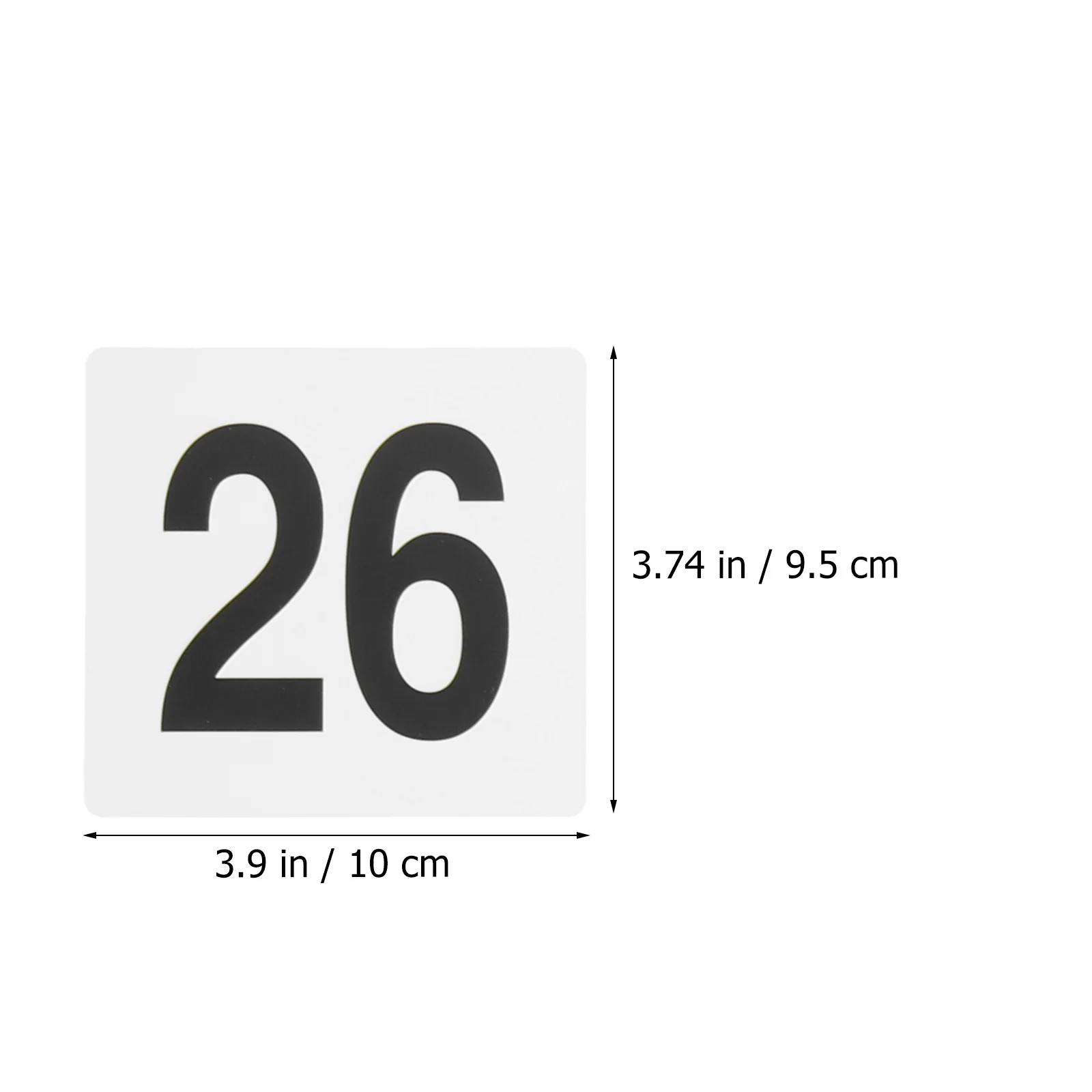 

25pcs Numbered Signs Table Number Holders Clear Plastic Seat Wedding Decorations Double Side Reusable Reserved Signs For Banquet