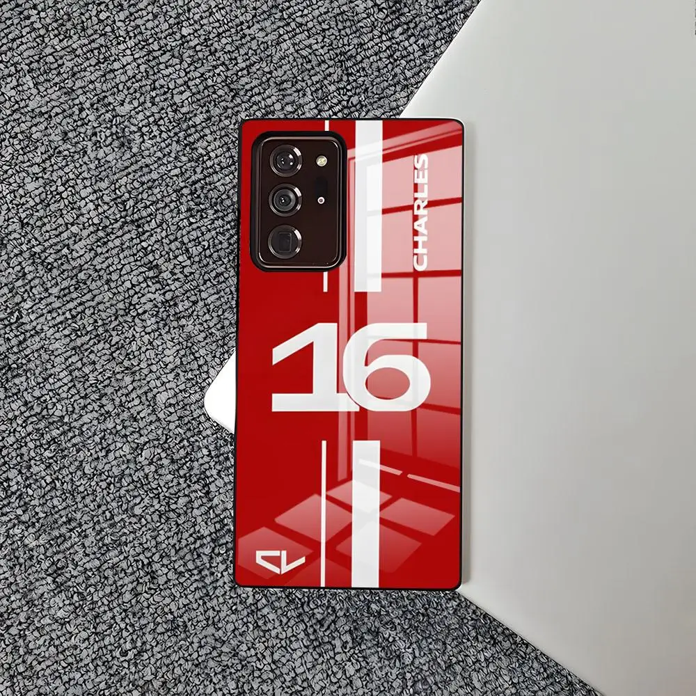 Charles Leclerc 16 Phone Case New Hot For Samsung S 25 26 24 Ultra Plus 23 22 21 Beautiful Girl 20 A 34 54 53 Note20 M 54 Glass