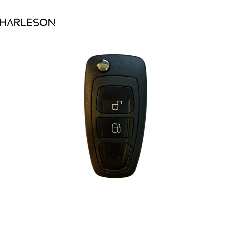 2Button 434Mhz 4D63 Afstandsbediening Flip Auto Sleutel Voor Ford Ranger C-Max Focus Grand C-Max mondeo 5WK50165 5WK50166 5WK50168 5WK50169