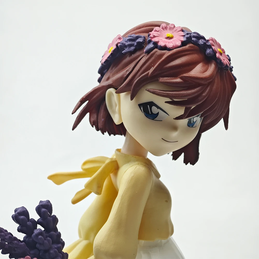 Looking back at the flower wreath, Haibara Ai Ming, Detective Conan, PVC model statues, gifts for girlfriends