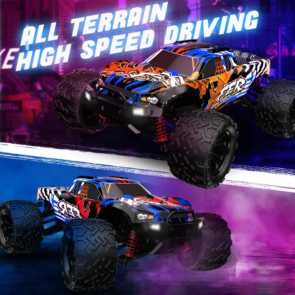 1:16 4WD RC Car 40KM/H Buggy Off-Road Control Drift Trucks With Led Lights 2.4G Radio Remote Control Cars Boys Toys for Children