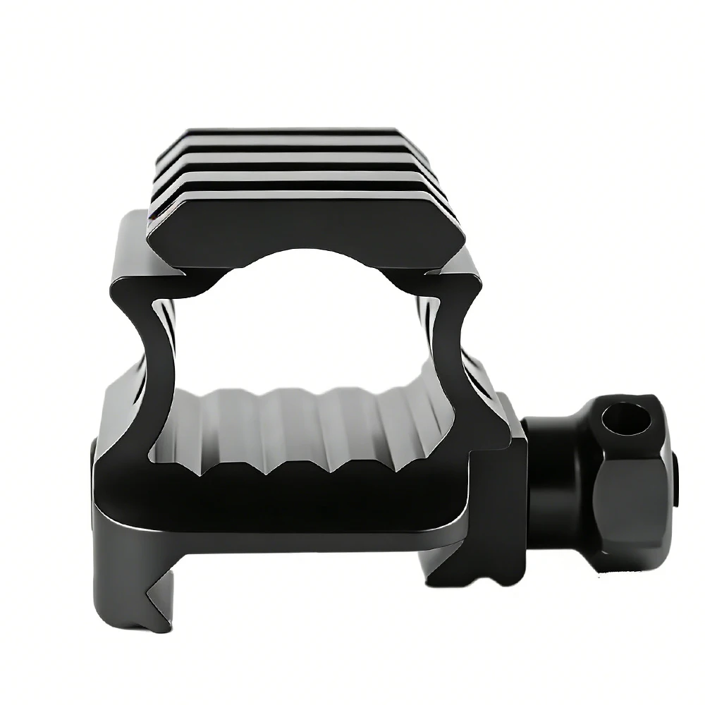Adaptador elevador Picatinny 4 ranuras 20mm – Perfil alto transparente - imagen 4