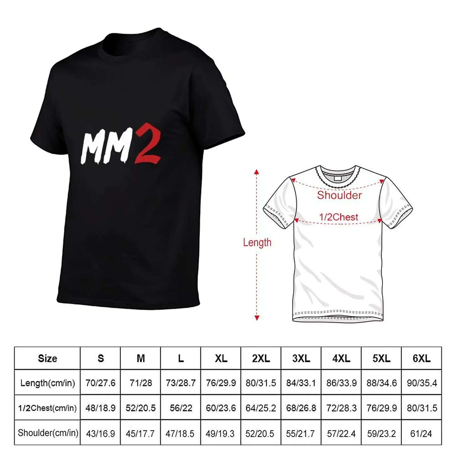 mm2 T-Shirt anime figures rapper graphic tees t shirt for men