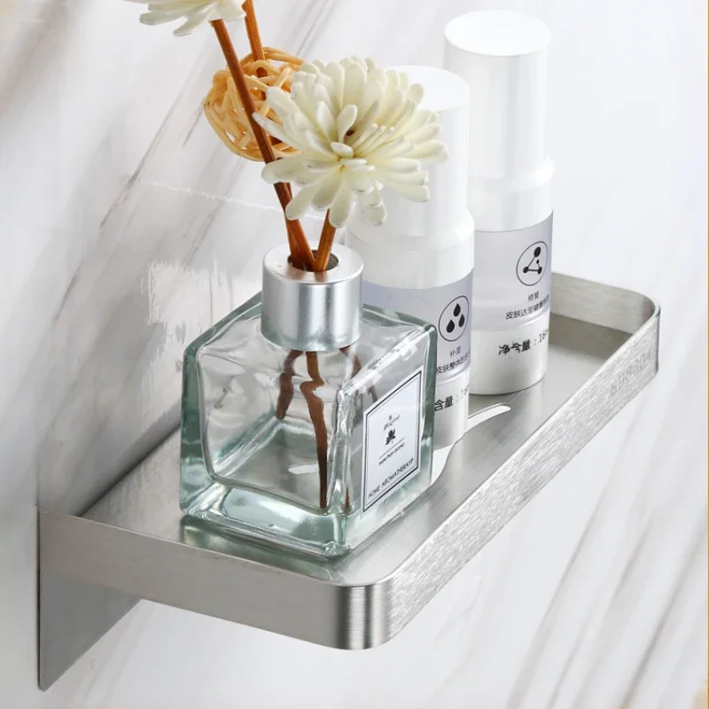 

Стеллаж для хранения из нержавеющей стали 304 подходит для ванных комнат и кухонь и стеллажей для хранения мелких предметов легко устанавливается.