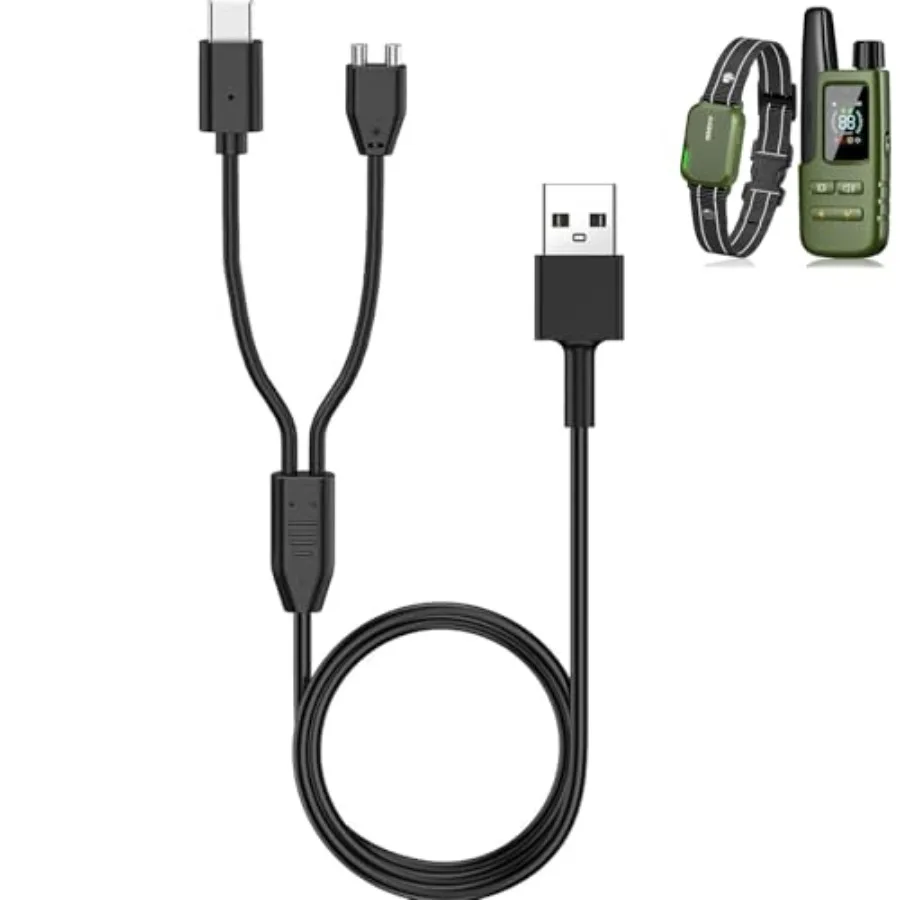 

Зарядный кабель для Jugbow DT61 2 в 1 B Шнур зарядного устройства для Delupet Yawpet DT 63 66 67 68 72 73 Ошейник для собак и пульт дистанционного управления