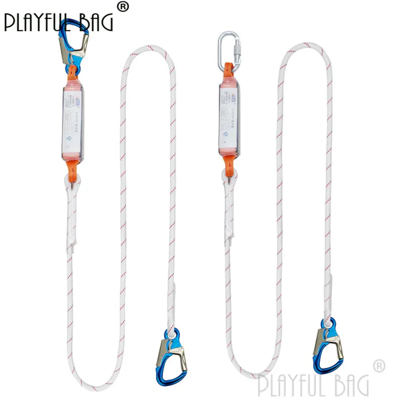 Playful bag Outdoor 2 Meters Safety Rope Climbing sport protection rope High-altitude safety hook Climbing equimpment ZL193