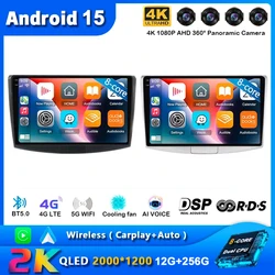 Android 15 Car Radio Carplay For Volkswagen VW Passat B6 B7 CC 2007- 2021 Navigation GPS Multimedia Player WiFi+4G stereo DSP