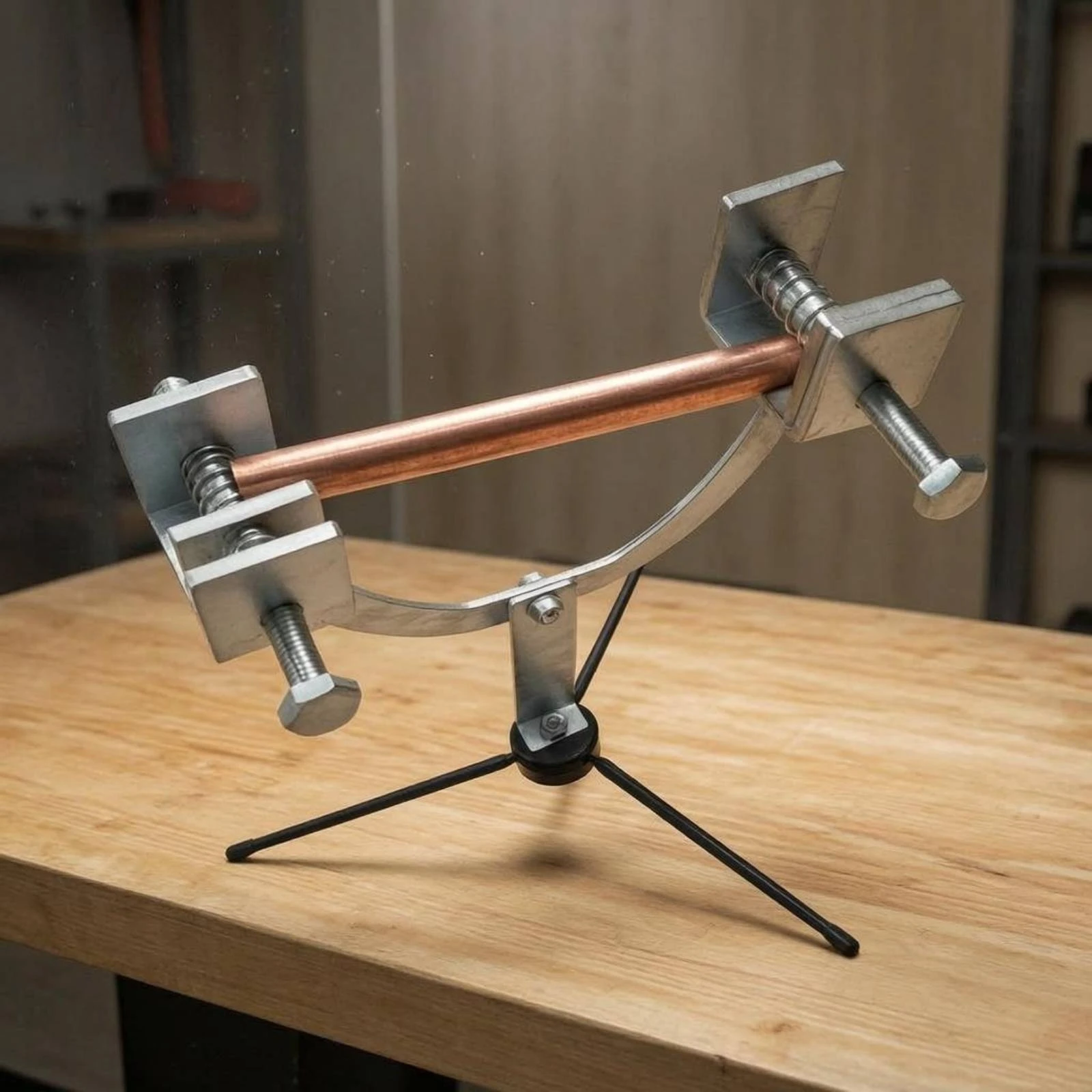 Copper Pipe Joining Stand Stable Brazing Support Fixture Tripod Pipe Holder Long-Lasting Installation Tool Heavy Duty