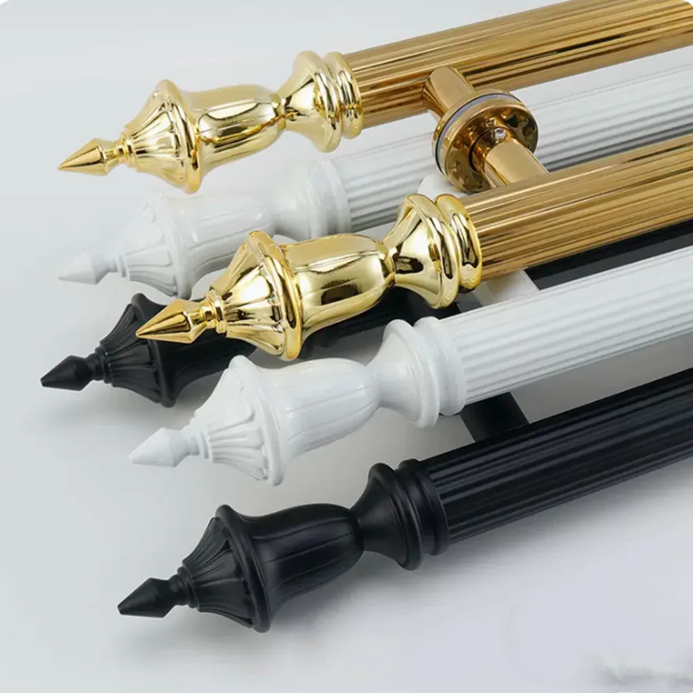 Imagem -04 - Antique Bronze Maçaneta de Vidro Moda Europeia Ouro Rosa Ouro Preto Antiguidade Hotel Villa Escritório Clube Casa 600 800 1000 1200 mm