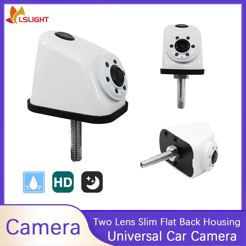 Universal Universal Brake Light Camera Two Lens Slim Flat Back Housing Night Vision Parking Surveillance Support CVBS/AHD Signal Monitor - Aliexpress Deal