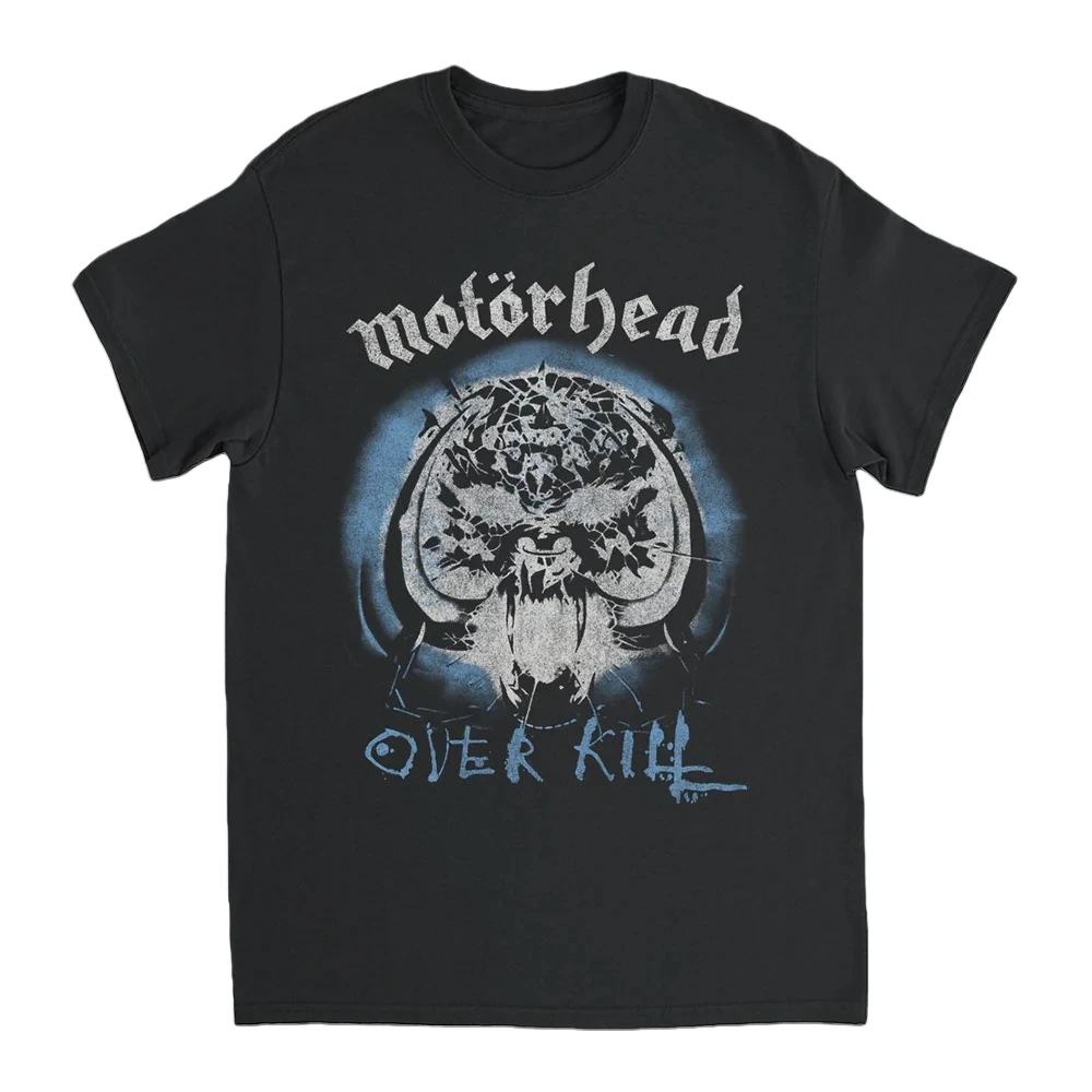 Camiseta Motorhead Overkill 79, camisetas de algodón de manga corta para hombres y mujeres, camisetas Retro de banda de Metal, camiseta de marca, ropa de verano para hombres