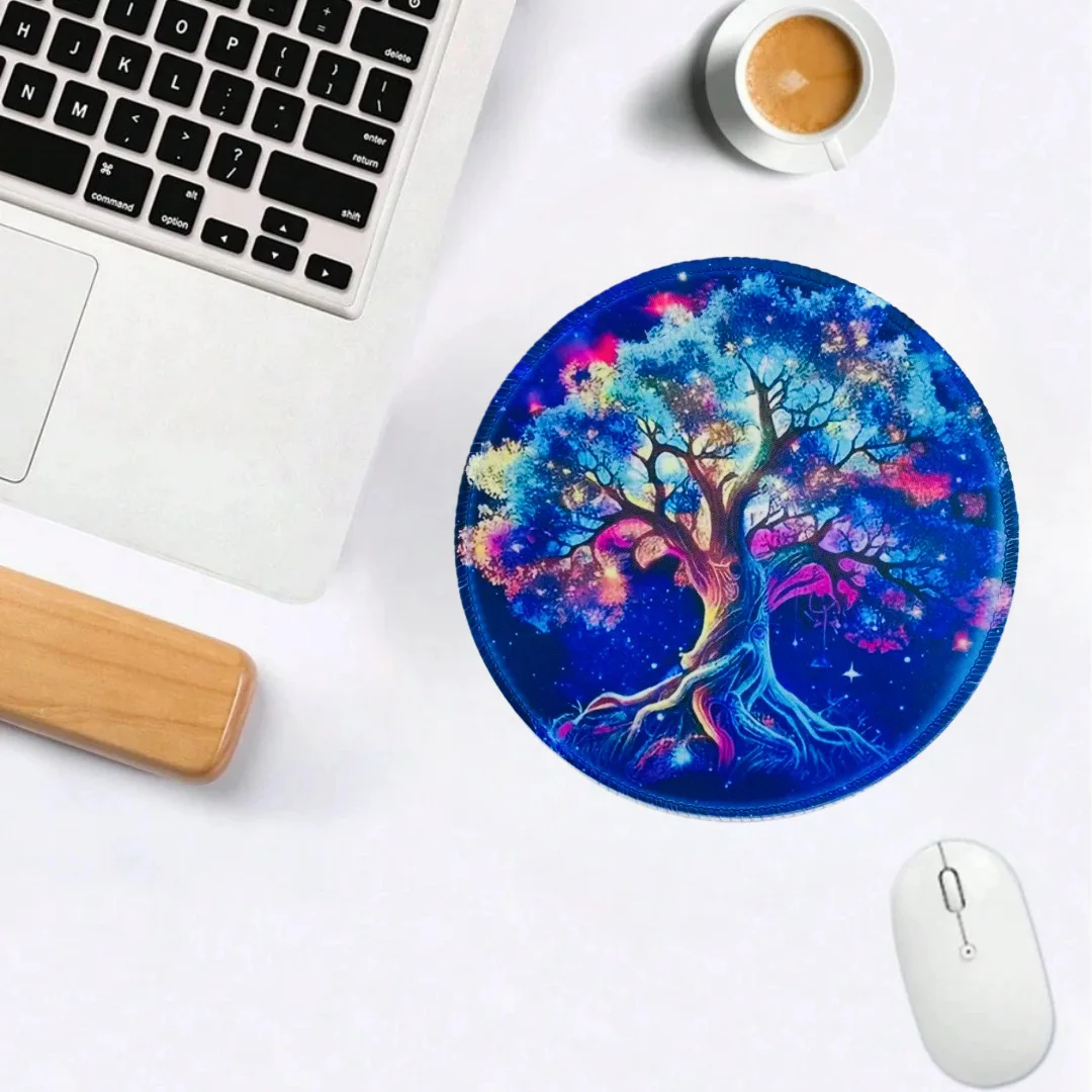 

Круглый супер противоскользящий коврик для мыши — для ноутбуков, игр и офиса