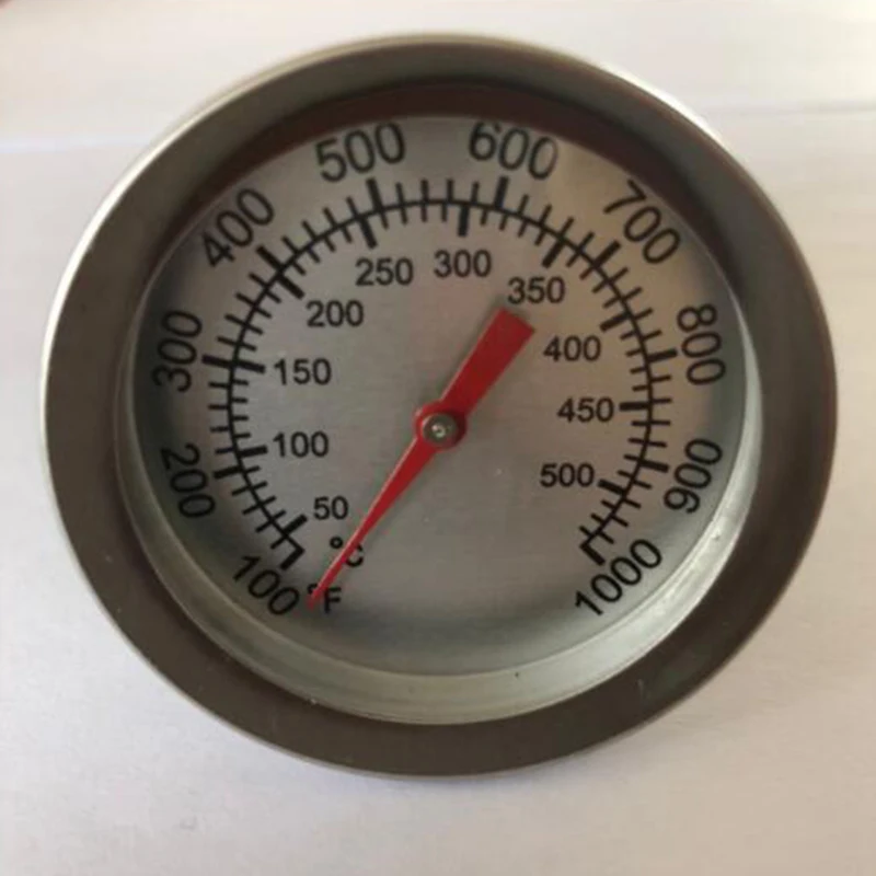 Stainless Steel Grill and Oven Thermometer Perfect for Monitoring Temperature Range of 100 1000 Degrees Fahrenheit