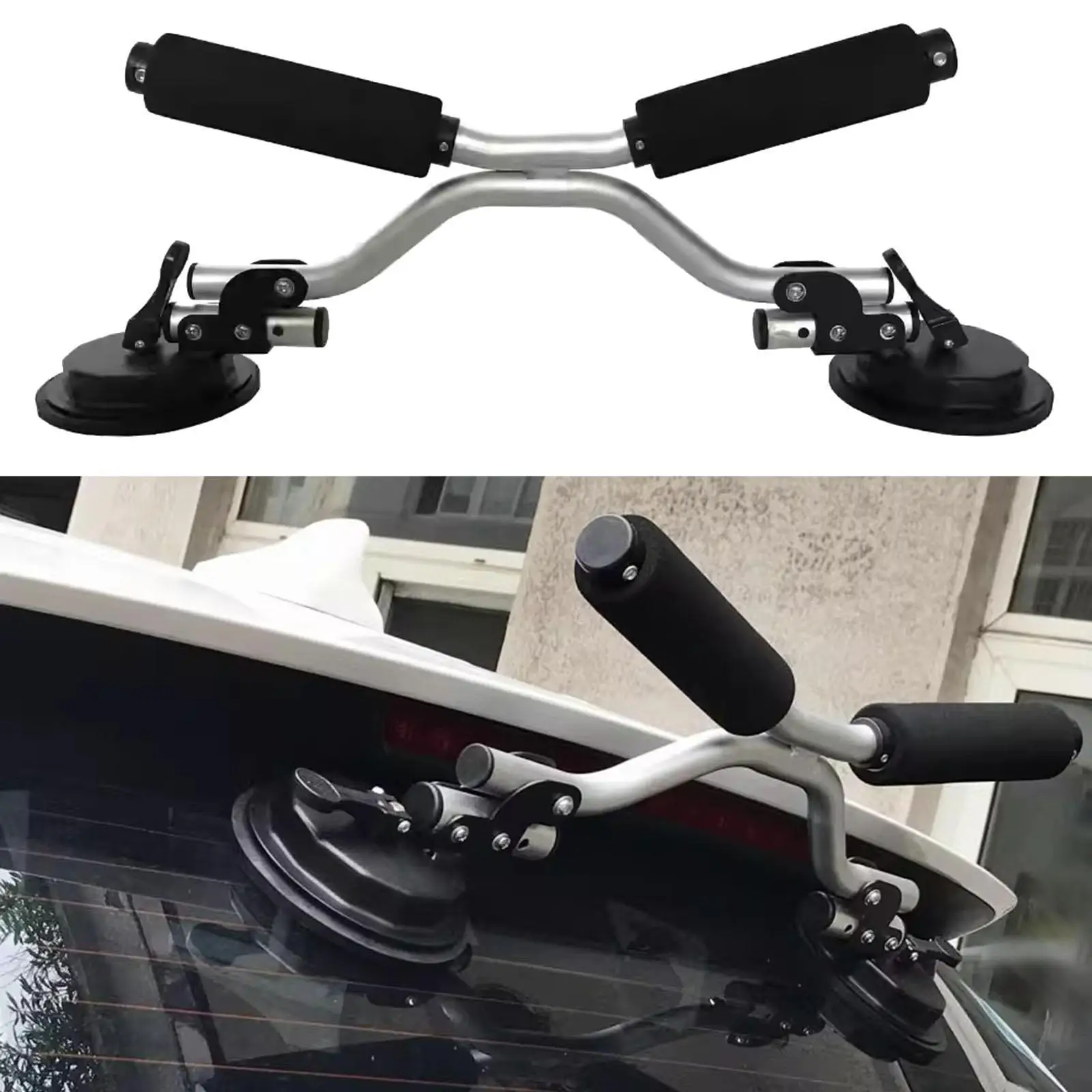 

Boat Roller Professional with Suction Cups for Kayak Fishing Boat Sturdy Car Top Surfboard Load Assist Kayaks Roller Roof Loader