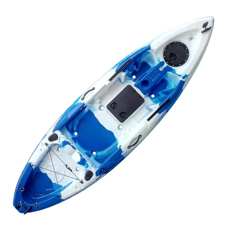 Plastic Single person Kayak Boat Pedal Drive Fishing Kayak With Paddle