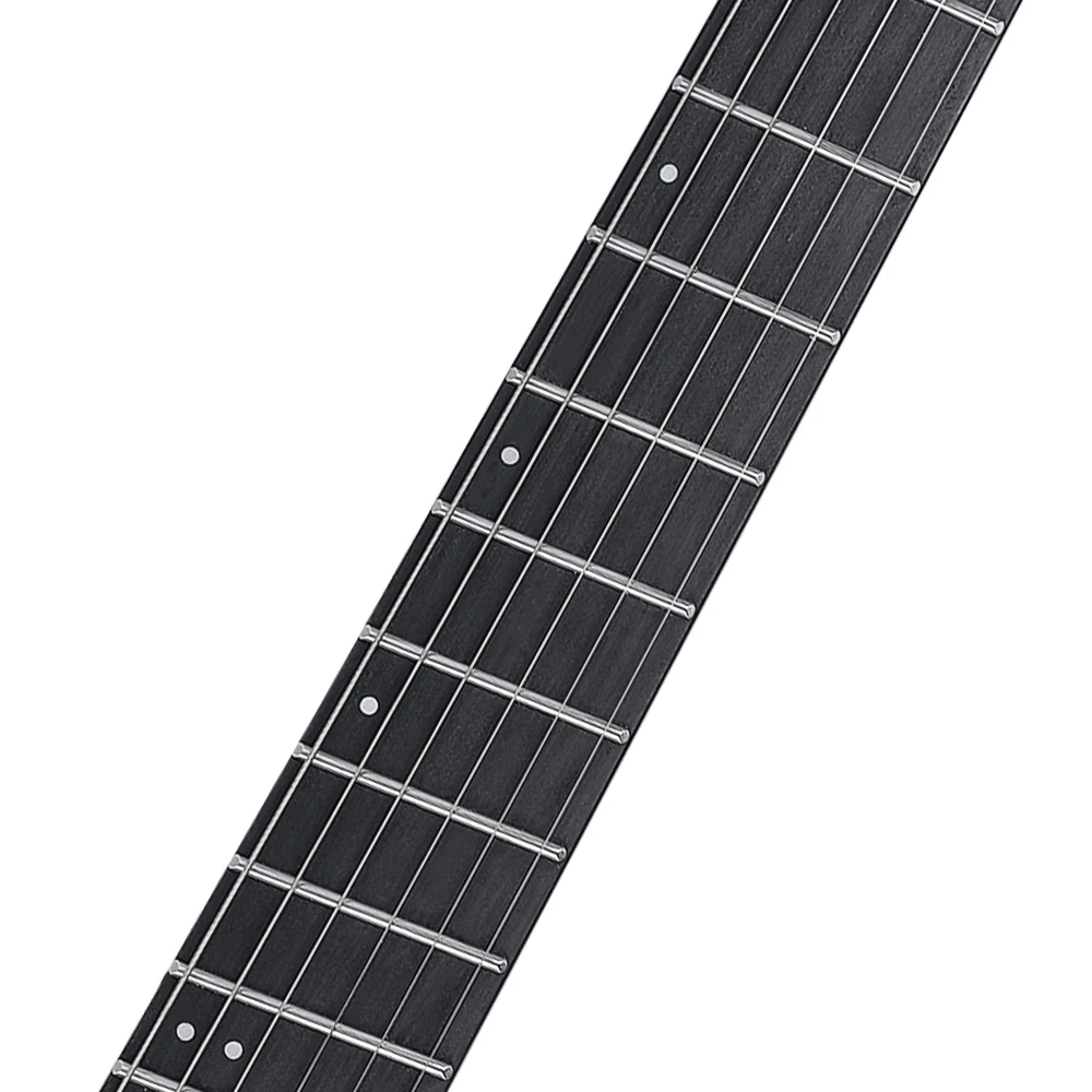 D-350 Bullfighter Musical Instruments 24 Fanned Frets Okoume Body Bone Nut Matte & Glossy Headless Electric Guitar For Sale view 6