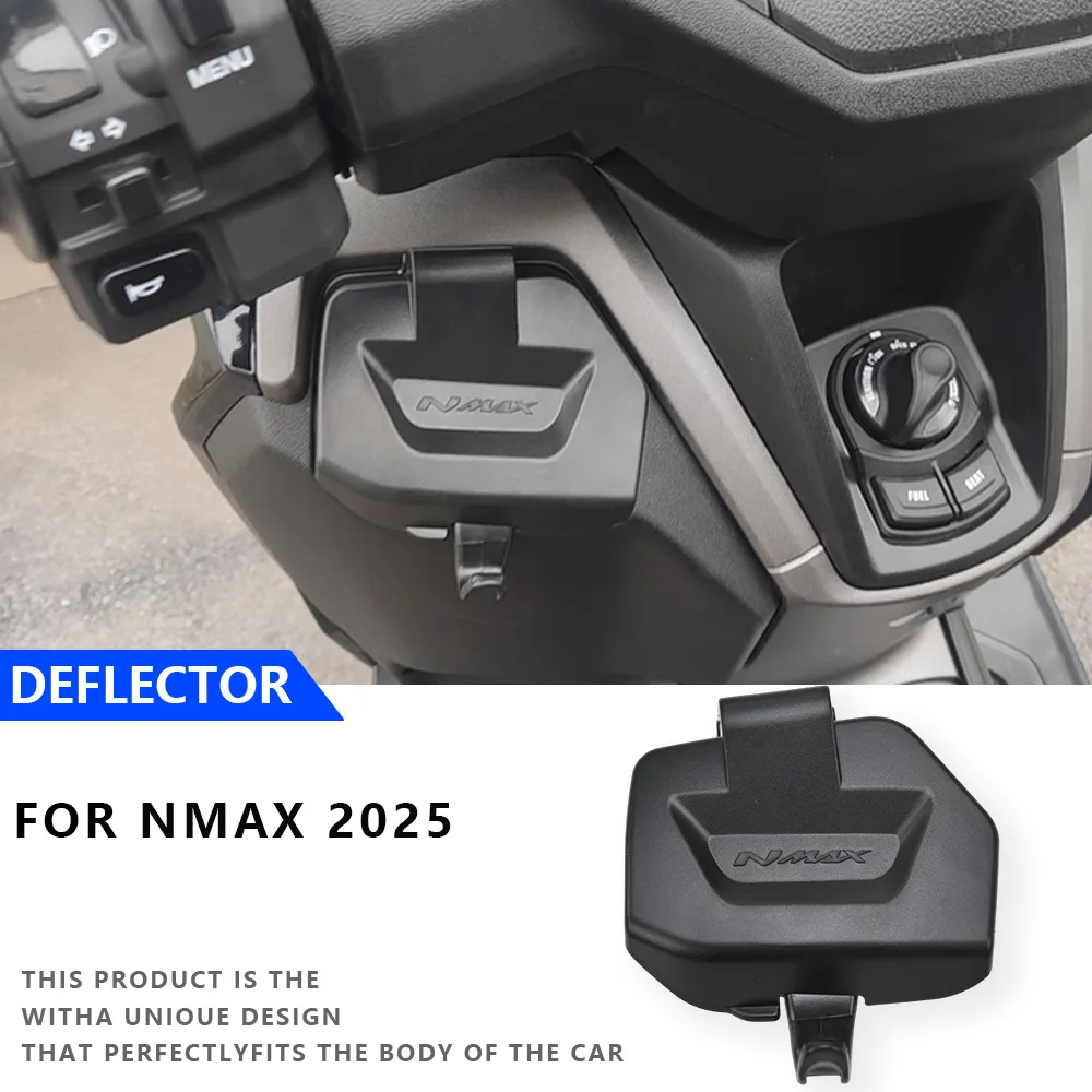 MTKRACING لياماها NMAX 2025 دراجة نارية أداة صندوق تخزين غطاء غطاء الجانب غطاء جيب غطاء مقاوم للماء الملحقات
