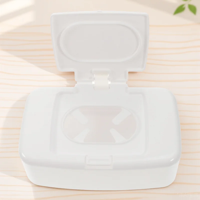 

【】Travel Case Portable Wet Wipes Dispenser Refillable Wipe Box With Lid Household Wipes Container For Living Room Desktop