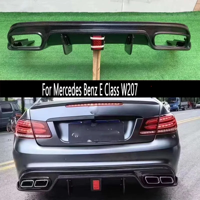 

Для Mercedes Benz E Class W207 2-дверный автомобиль 14-16 Углеродное волокно Задняя губа Диффузор Автомобильный задний бампер Диффузор Задние сплиттеры Спойлер