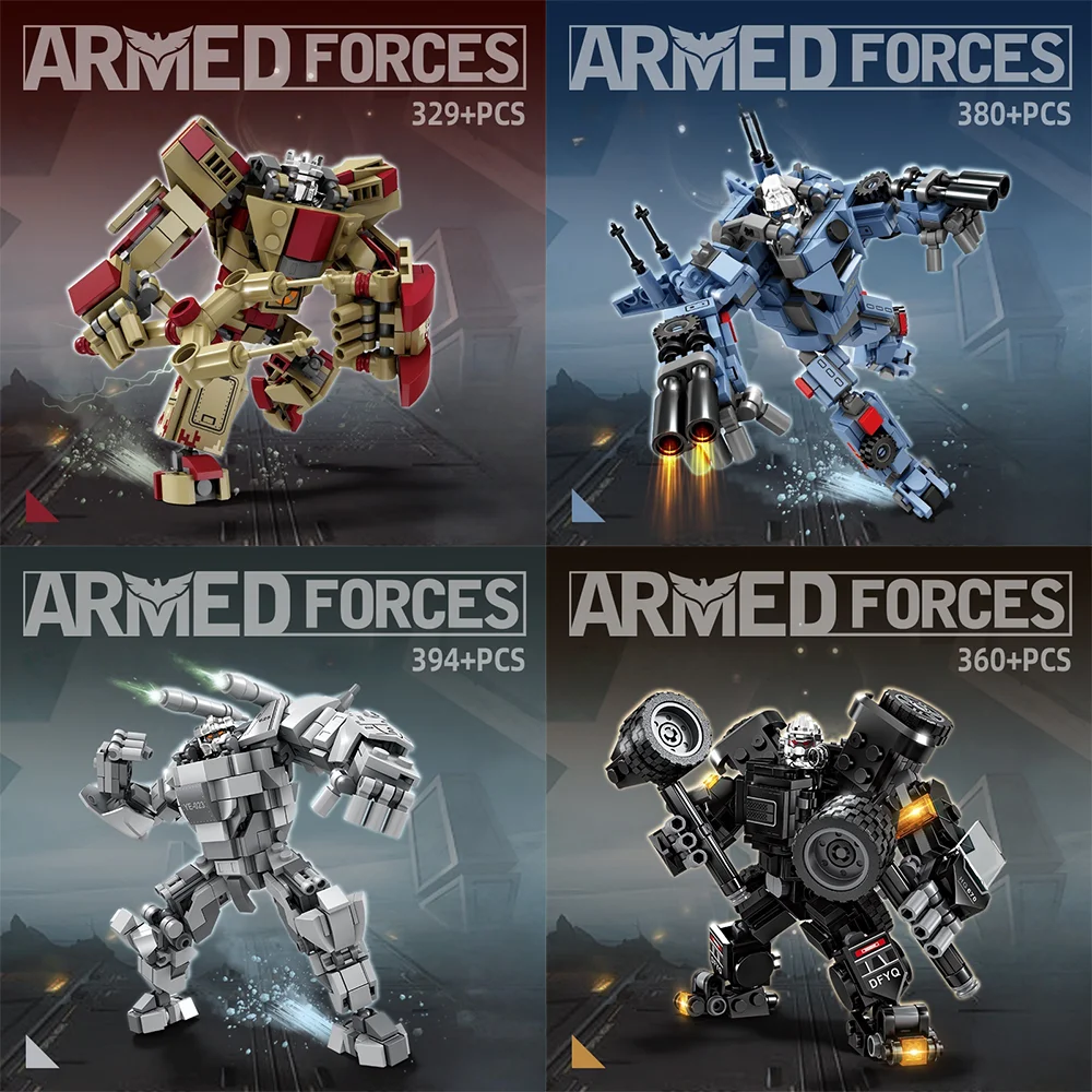 DIY mechanisch boksen Mecha 3D-modelblokspeelgoed - Geniet van de spanning van de strijd, eenvoudige montage, ideale cadeaus voor zowel jongens als meisjes