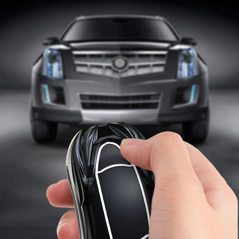 Zinc Alloy Car Smart Key Cover Case Fob for Tesla Model X Model S Model 3 Model Y Key Shell Bag Holder Protector Accessories
