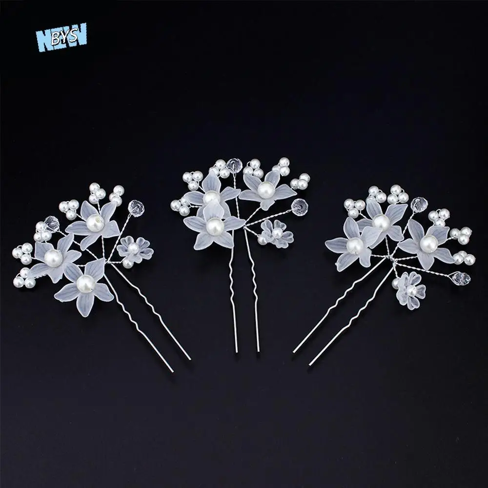 

Wedding Festival Hair Jewelry Beautiful Plait Accessories Flower Hairpin Headdress Bride Hairpin Hair Clip