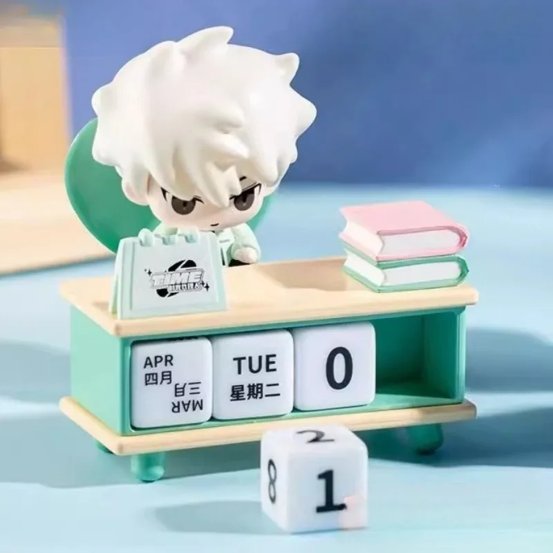 Figura de acción Link Click Charles Lucas, modelo de figura de acción de Anime, juguetes, calendario de escritorio original de dibujos animados, adorno de escritorio