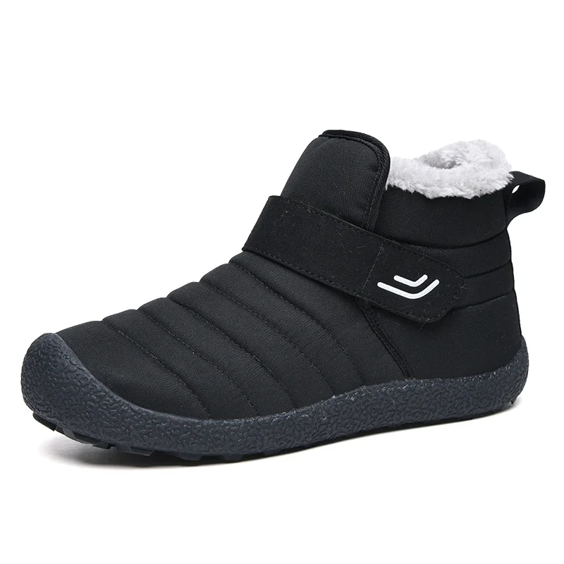 Stivali da uomo scarpe invernali leggere stivali da neve da uomo in peluche caldi scarpe invernali in cotone antiscivolo stivali invernali alla caviglia Unisex taglia 35-47