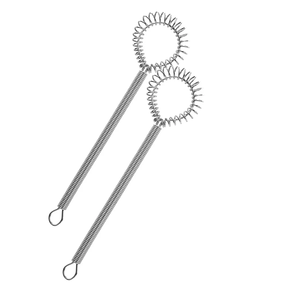 

2Pcs Manual Egg Whisks Spring Head Multipurpose Cream Mixers Kitchen Baking Tool Household Mixing Stick Coffee Drink Stirrer
