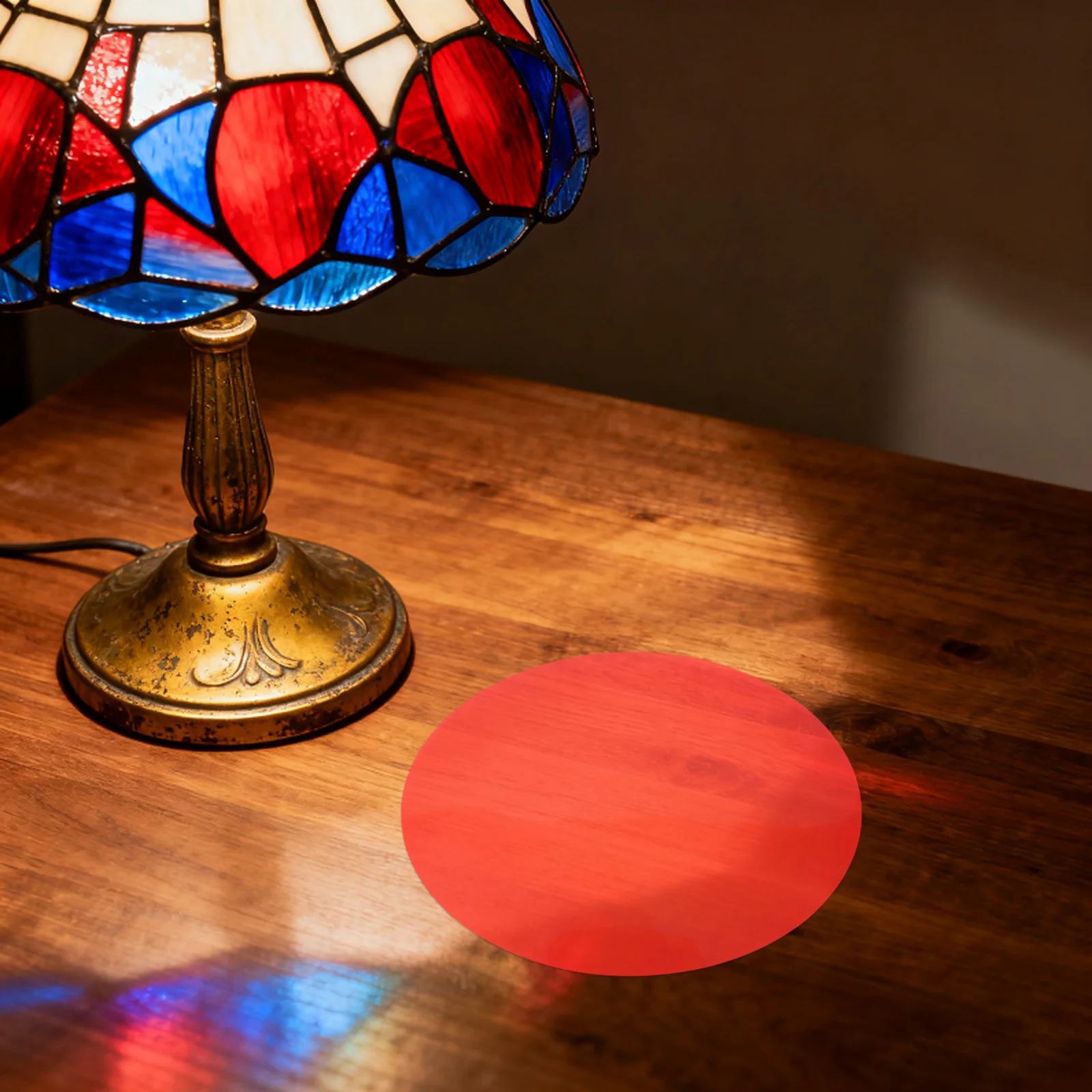 

5pcs Warm Light Film Adhesive Round Filter Sheets For Spotlight Bulbs Diy Lighting Sticker Home Party Wedding Decorative Light