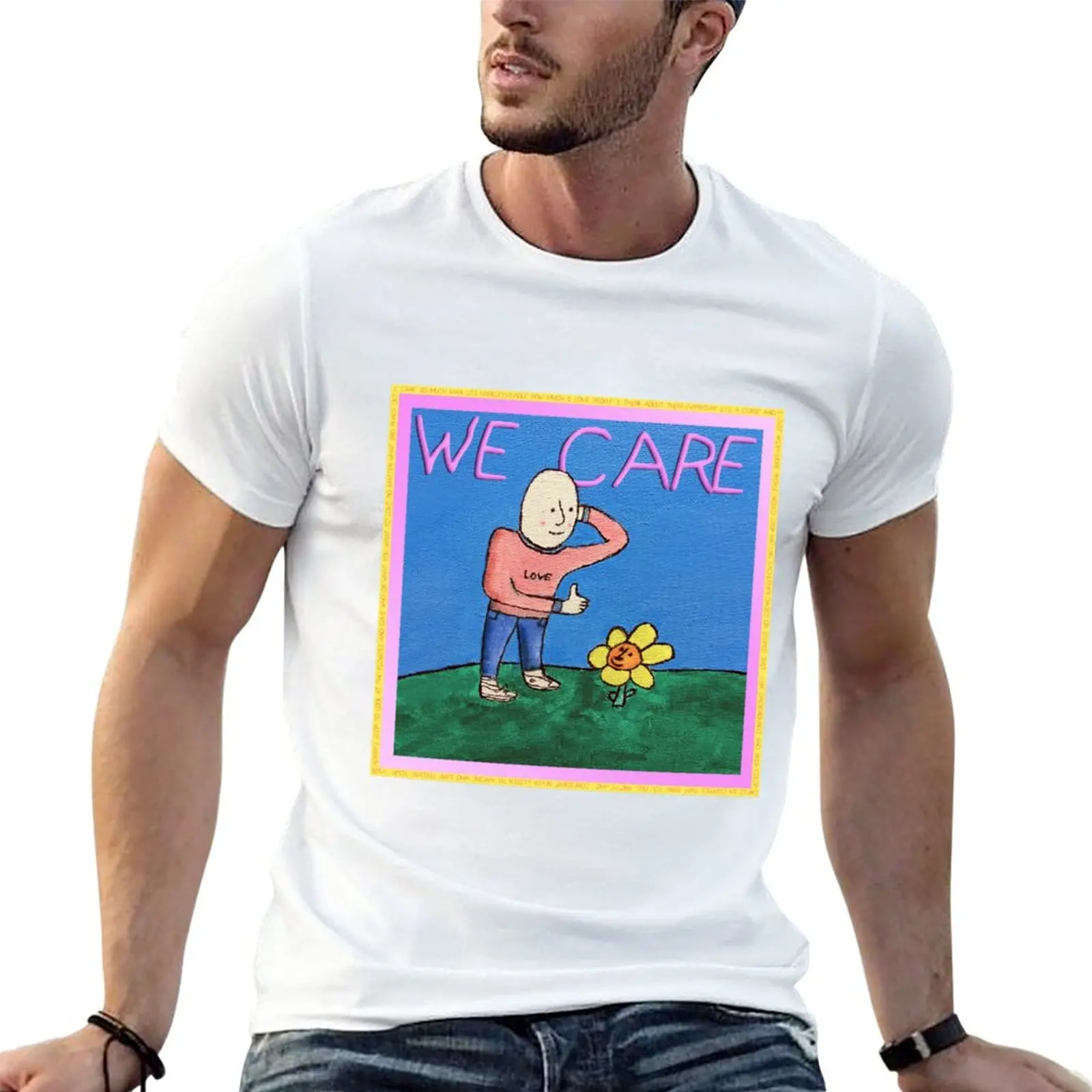 Temporex We Care Shirt etc T-Shirt summer top summer tops hippie clothes designer t shirt men