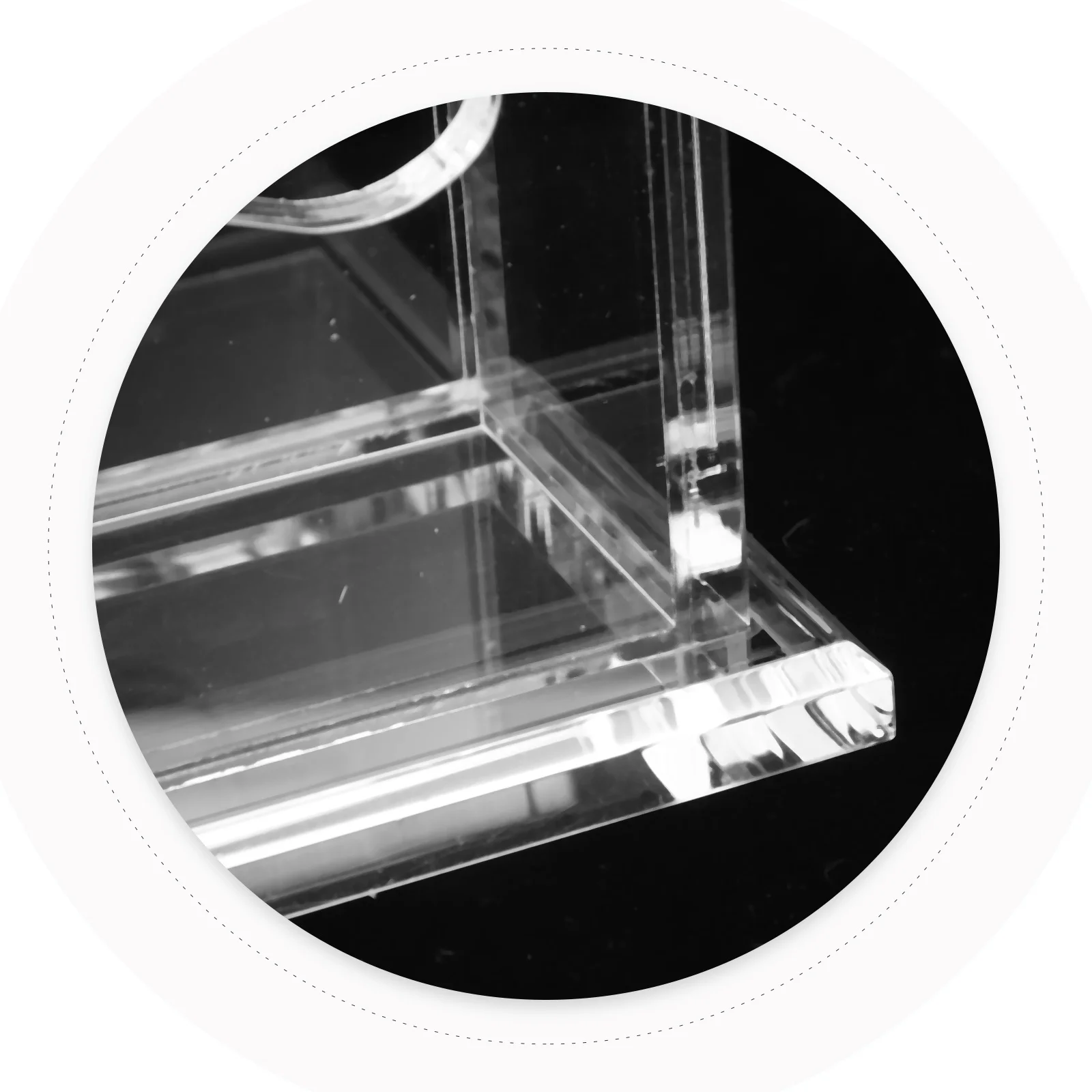 

Clear Acrylic Cards Holder Office Business Card Stand Desktop Organizer Name Cards Container Stable Anti-Slip Base Card Display