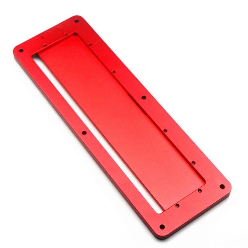 Table Cutter Insert Aluminum Carpenter Cutter Inversion Board Strong Strength Cutter Inversion Plate for Accurate Woodwork