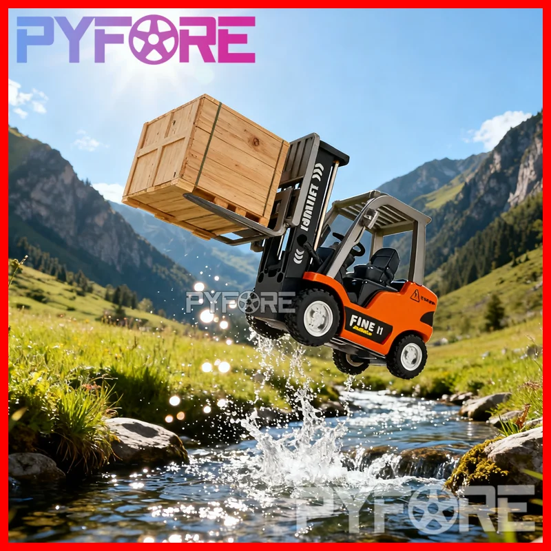 

HG4-244 1/64 MINI RC Car Simulation Remote Control Forklift 2.4GHz RTR - Suitable for Adults and Children Ideal Desk Toy & Gift