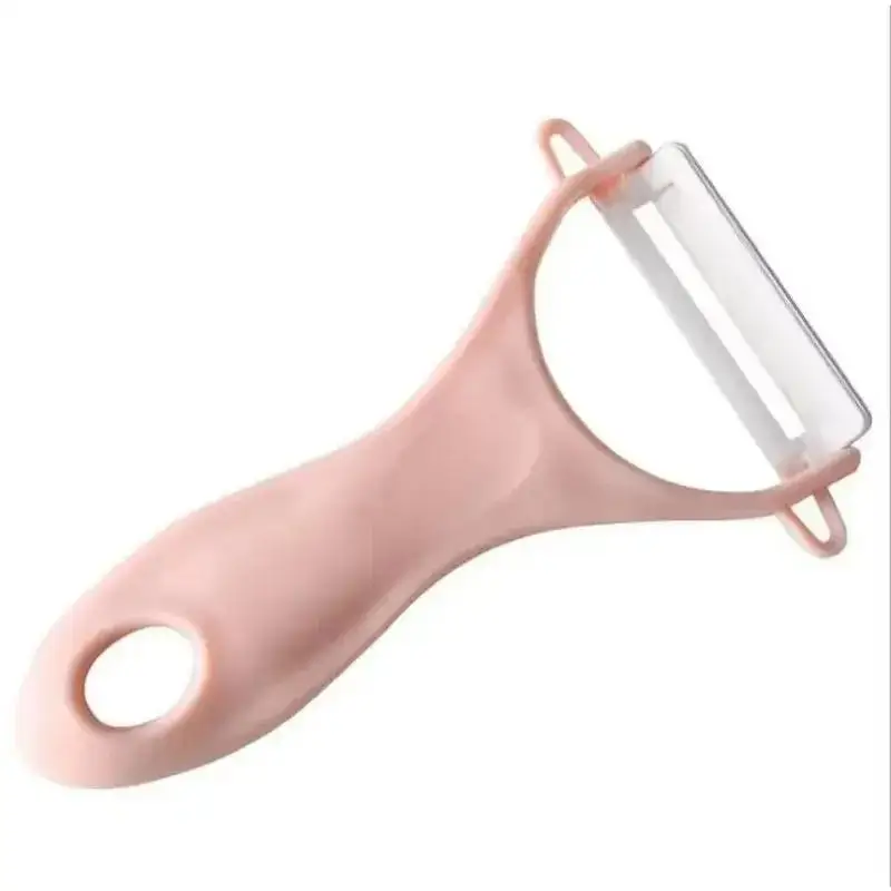 1 Pcs Kitchen Vegetable Fruit Peeler Cooking Tools Potato Peelers Ceramic Peeler Household Convenience Small Tool Random Color
