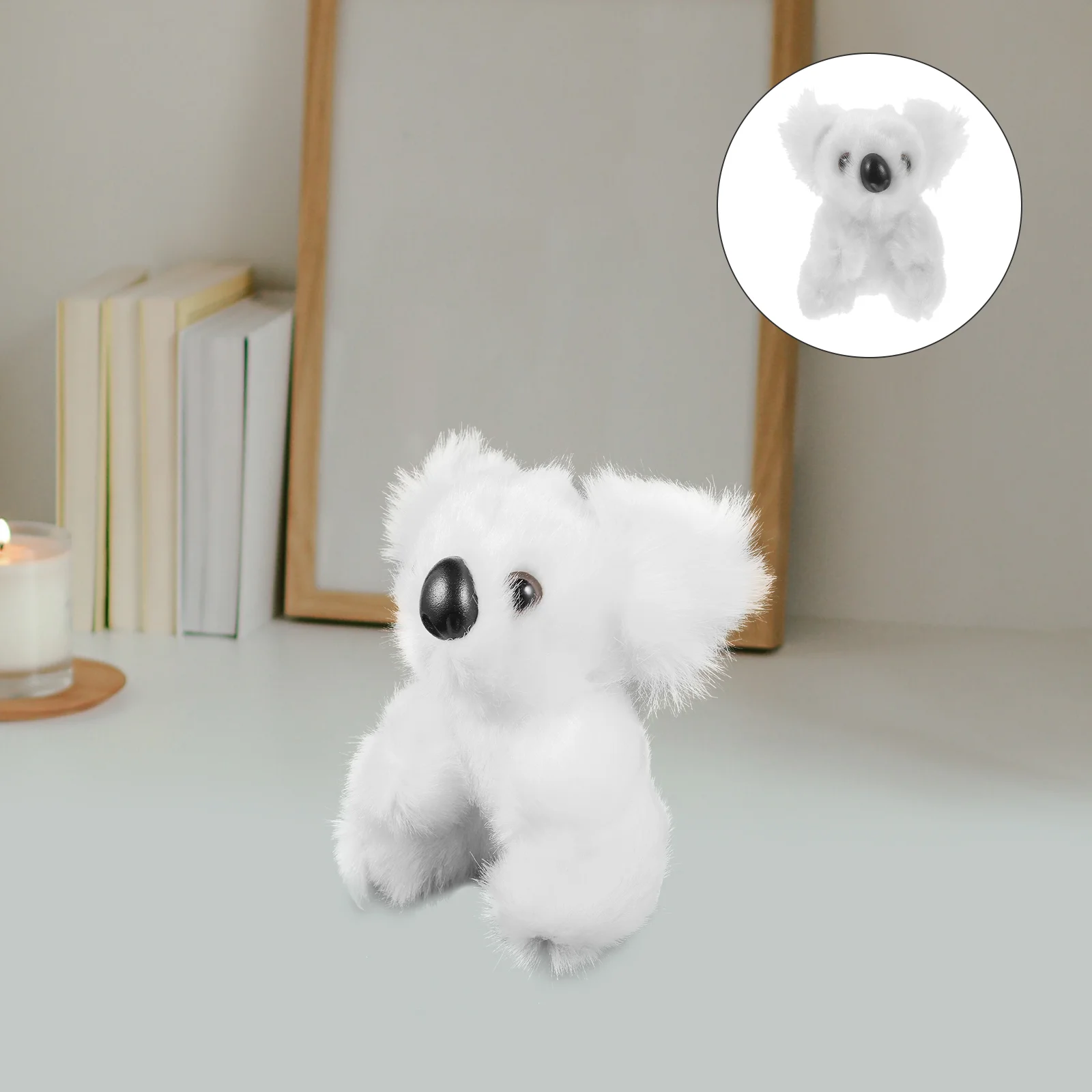 White 13cm Plush Koala Stuffed Animal Toy Cute Koala for Bed Sofa Table Floor Decoration Soft Bear Gift