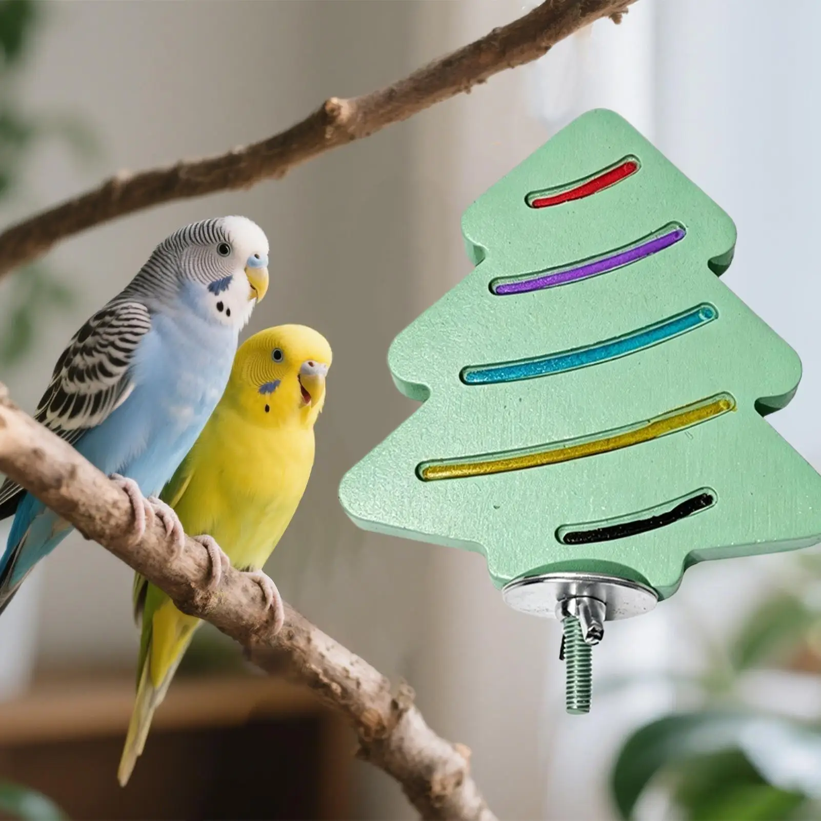 Bird Cage Perch Resin Paw Grinding Roosting Toys Bird Cages Flat Perches For Training Home Budgies Parakeets Cockatiels Conures
