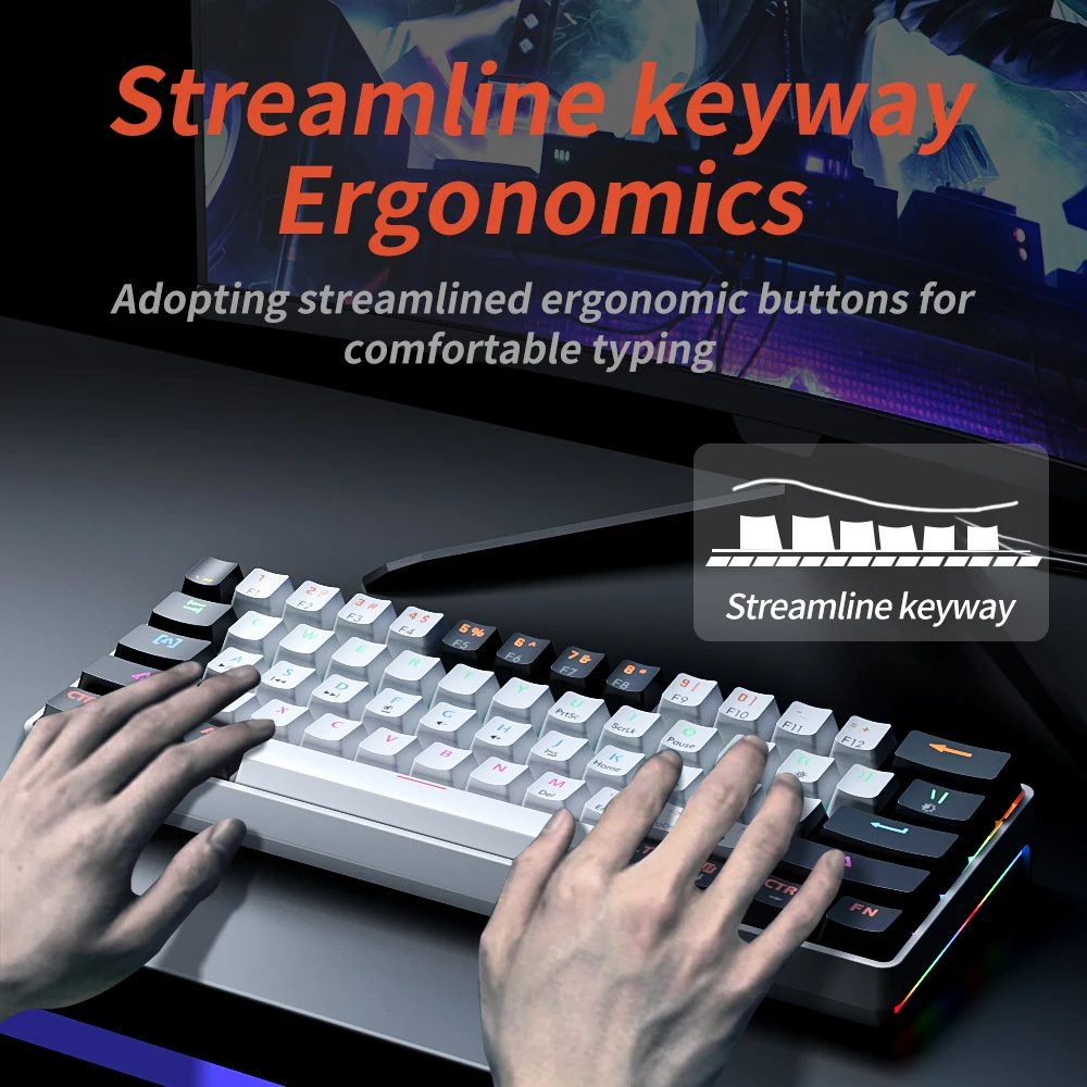 MUCAI MK61 Gaming Keyboard 4