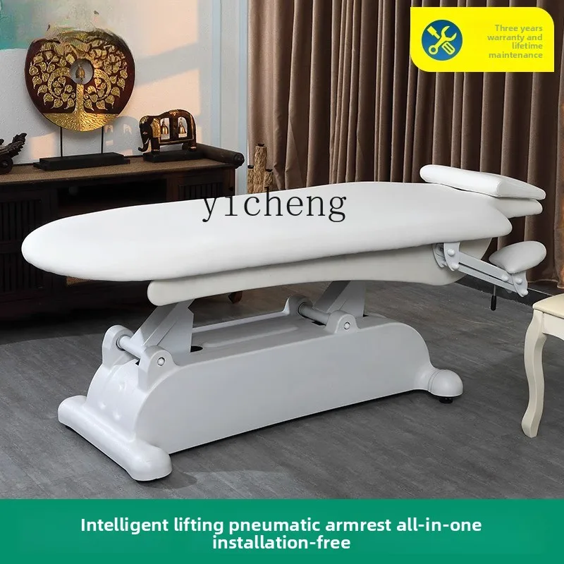 

LSL electric beauty bed, special embroidery bed for beauty salons, automatic lifting massage bed, massage treatment bed