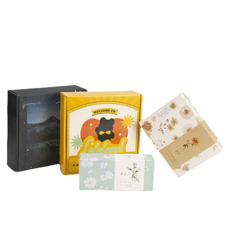 Custom Airplane Box Custom Clothing Box Custom Color Packaging Box Printing Small Batch Hard Box Custom