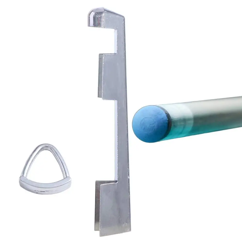 سبائك الألومنيوم تجمع جديلة تلميح المشبك تحديد الطويق استبدال البلياردو جديلة نهاية المثبت أدوات إصلاح مفيدة عصا البلياردو المشابك #4