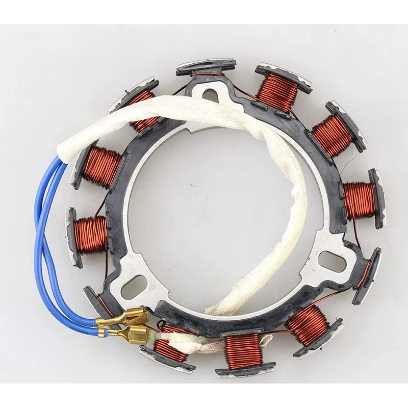 Stable Output Pure Copper Charging Coil Flywheel For 178F 186F Tiller Diesel Cutting Machine Spares