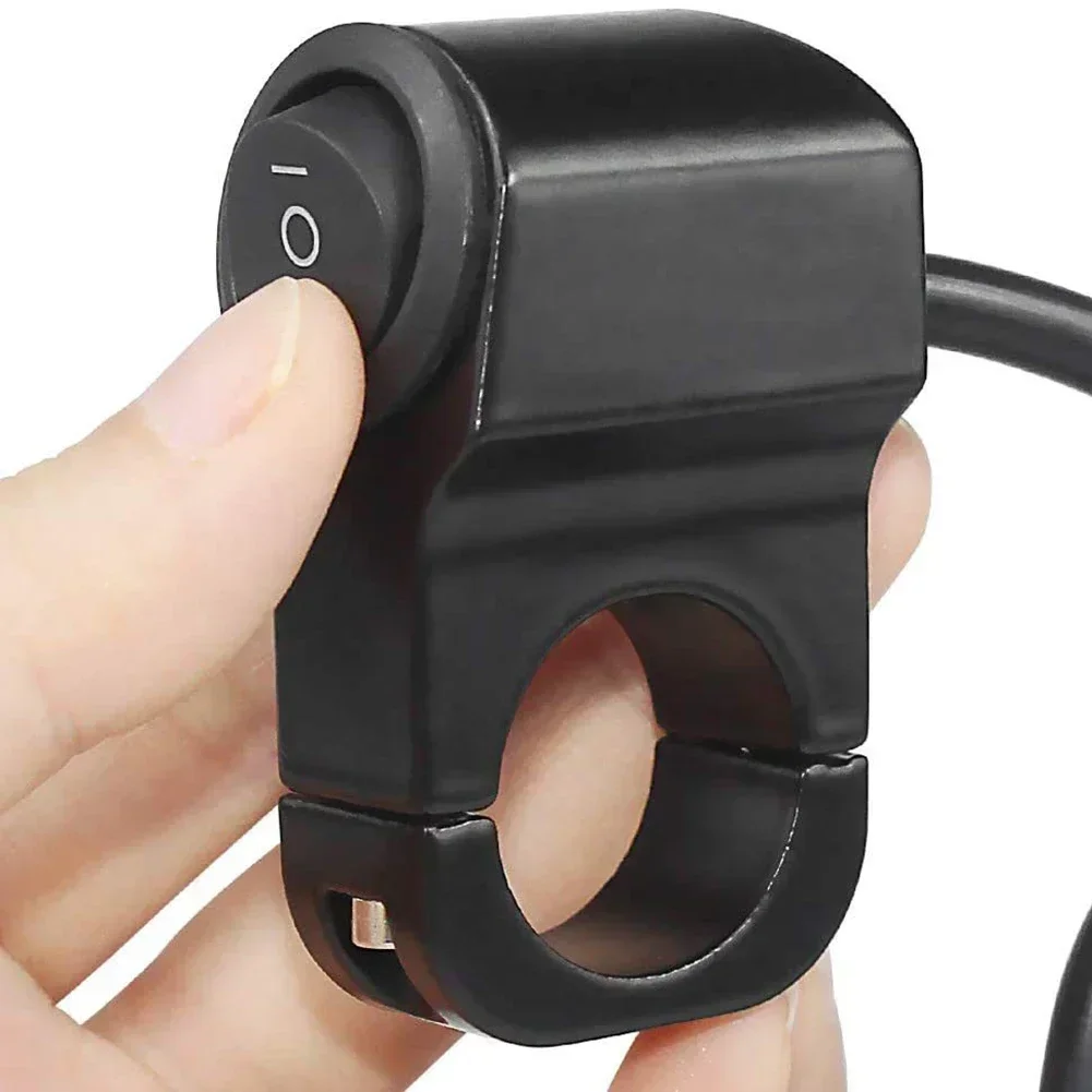 12V-60V Ebike Headlight Button Switch Bicycle Front Light 3 Gears For Handlebar 22cm Electric Bicycle Accessories