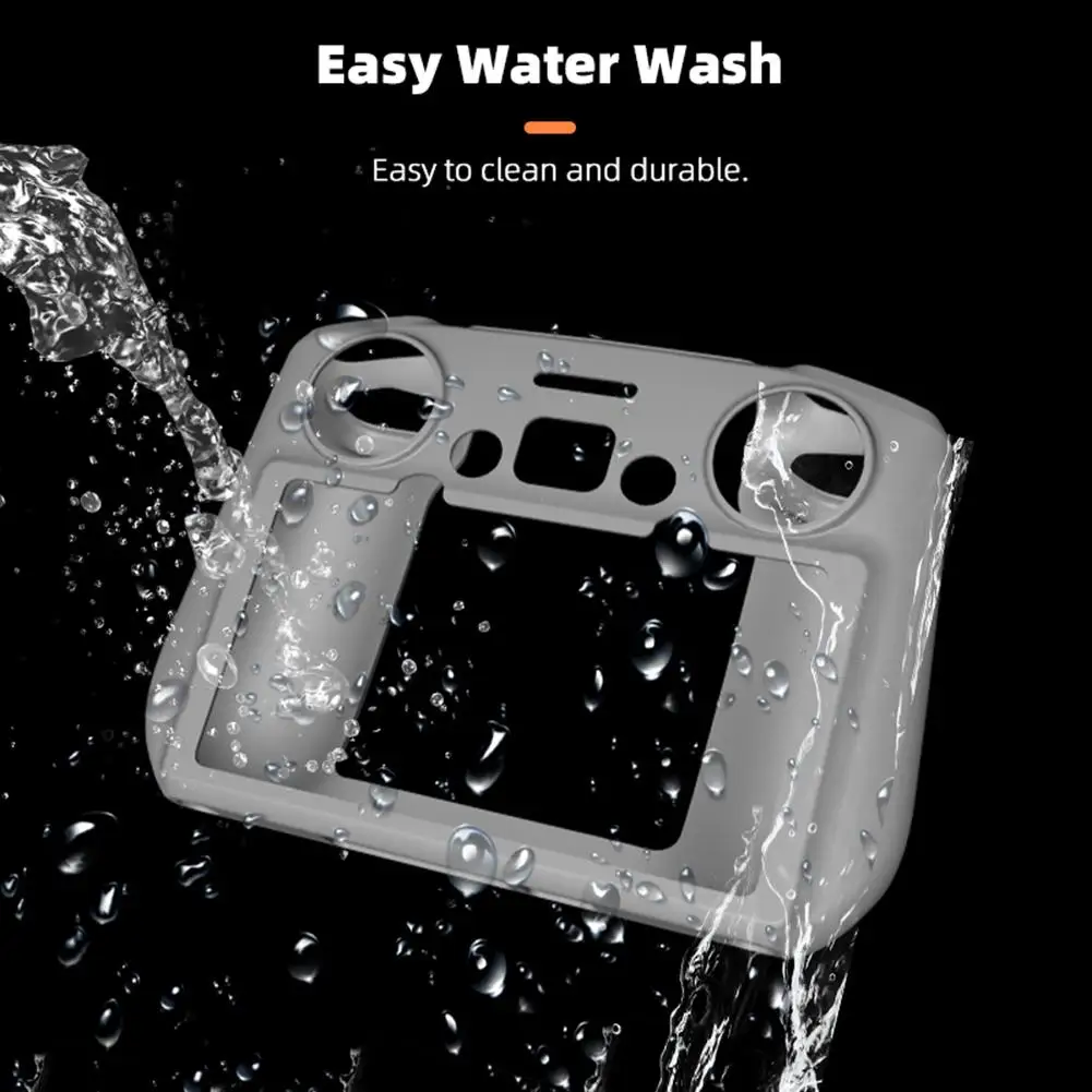 เคสป้องกันผิวซิลิโคนสำหรับ DJI Mini 3 Pro RC พร้อมหน้าจอรีโมทคอนโทรลฝาครอบกันฝุ่นสำหรับอุปกรณ์เสริม DJI