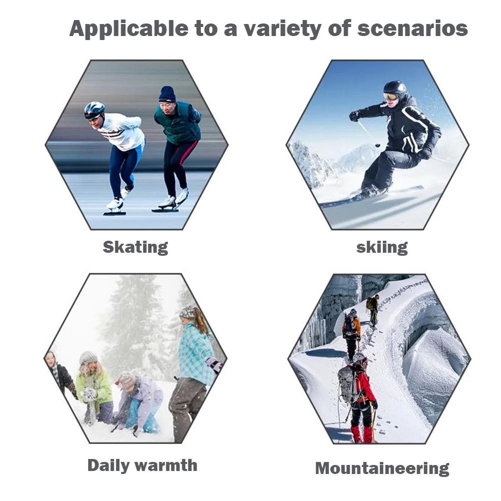 1/2Pairs Winter Men Women Warm Skiing Socks Thicker Sports Snowboard Cycling Soccer Socks High Elastic Thermal Stockings