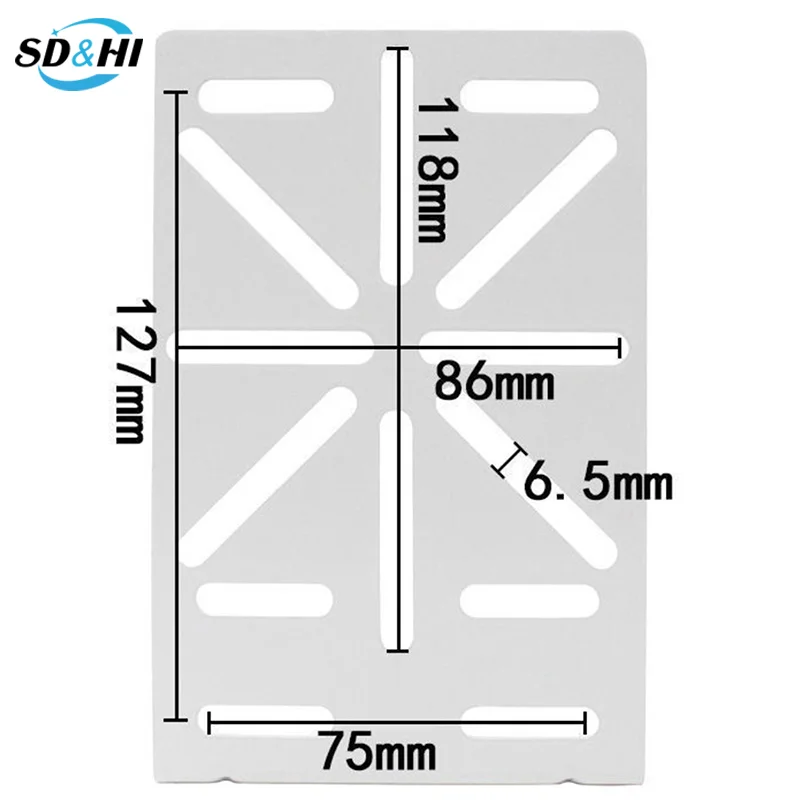 Adaptador de placa de acero en forma de L para exteriores, soporte de montaje externo en pared/esquina, poste de monitoreo, soporte de Aro para cámara de seguridad