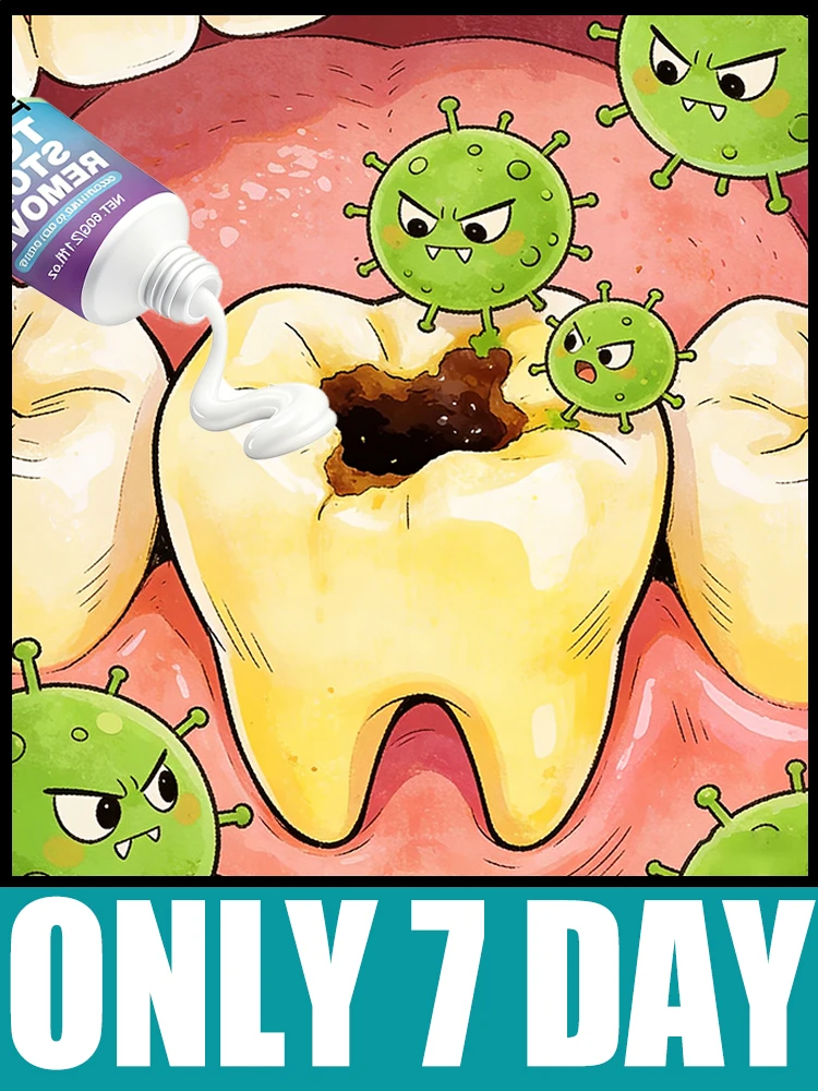

7-day dental protection Prevents cavities and reduces plaque.