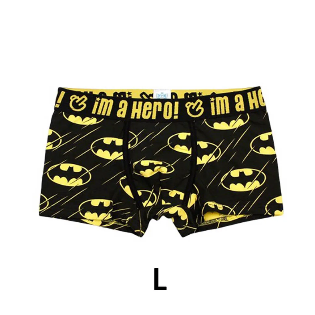 Men Underwear Boxers Sexy underpant Cotton Male Panties Shorts Cartoon Printing